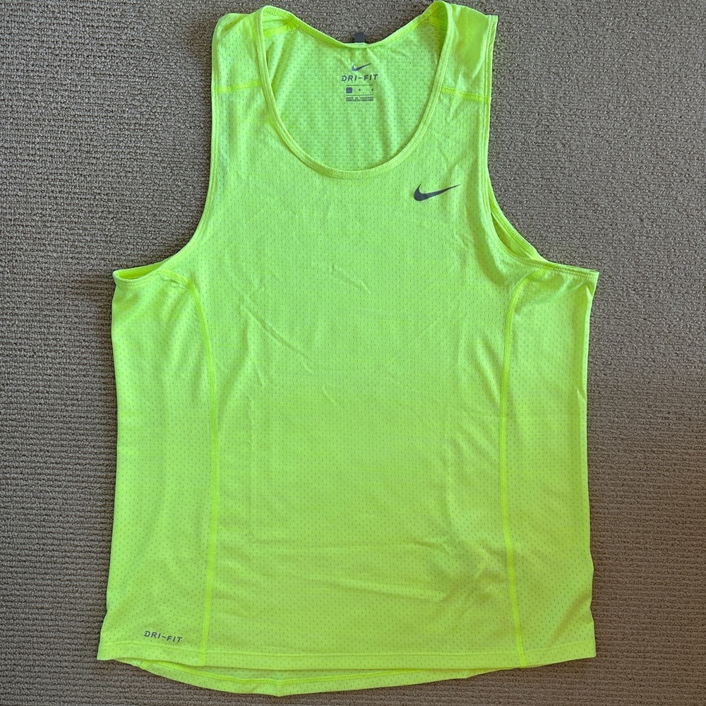 Nike Yellow Sport - Dri Fit Tank